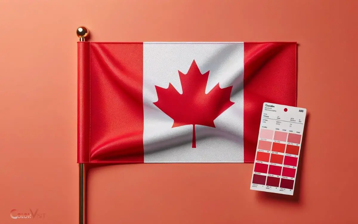 Canada Flag Red Color Code