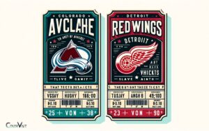 Colorado Avalanche Vs Detroit Red Wings Tickets: Action!