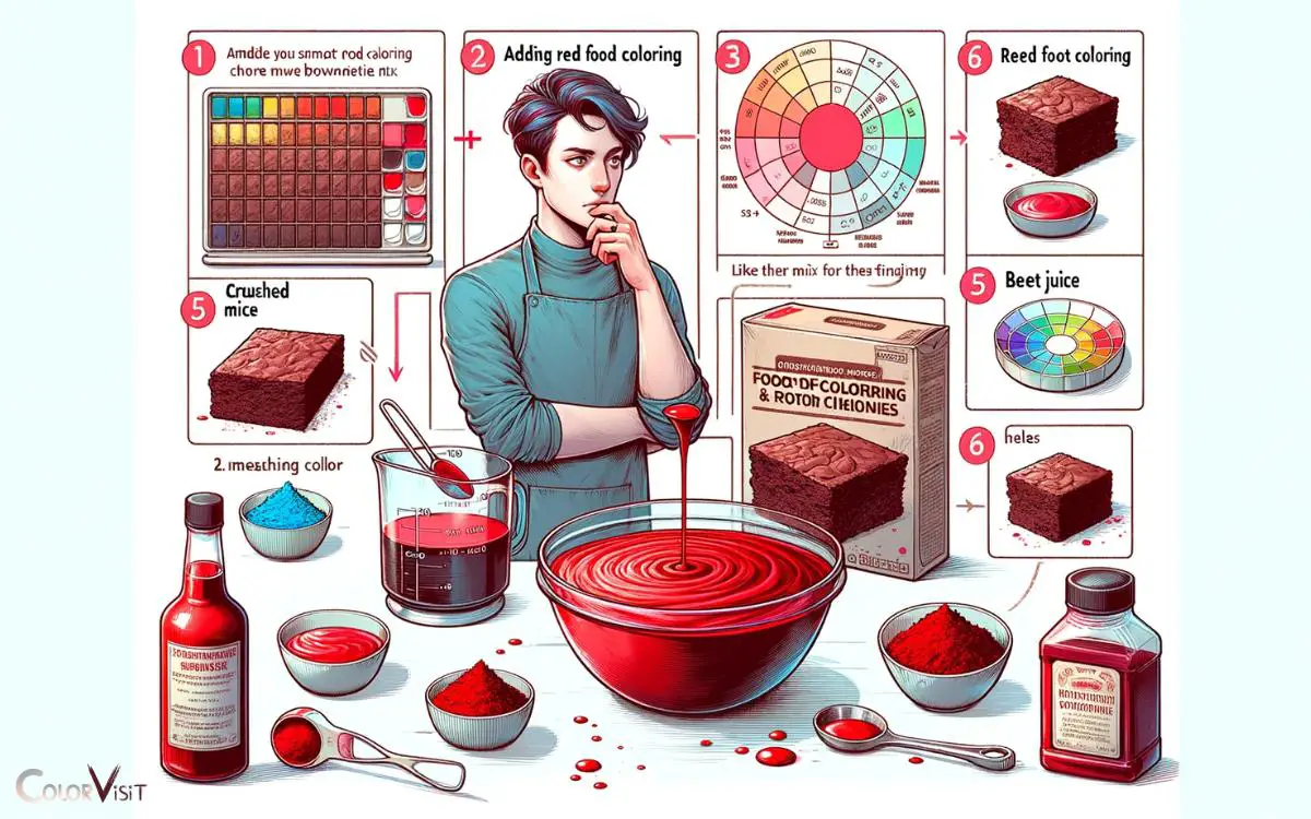Considerations Before Adding Red Food Coloring To Brownie