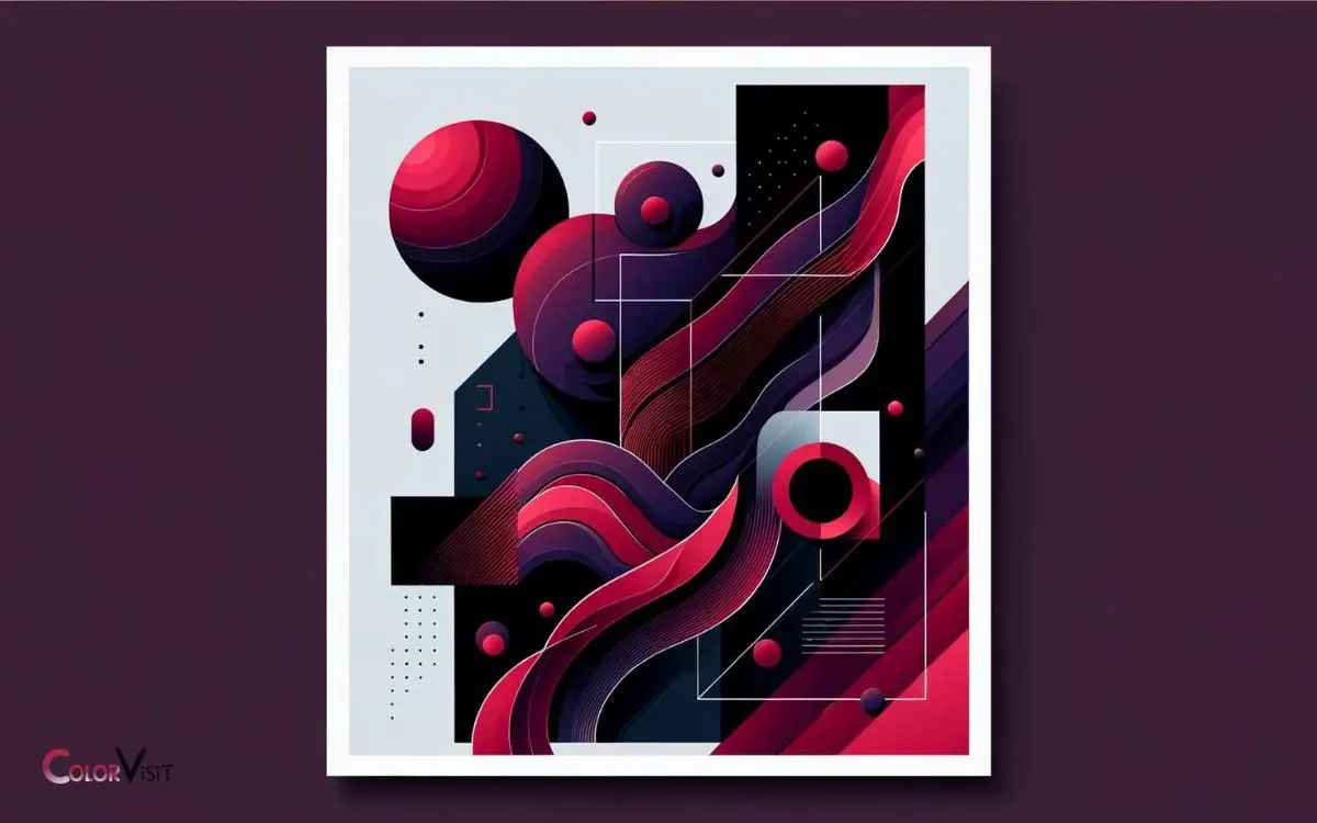 Dark Red Purple in Graphic Design