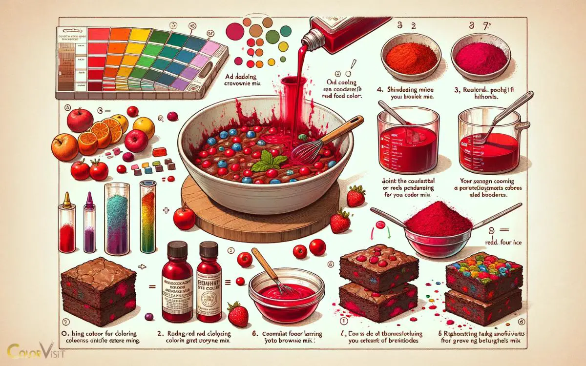 How Much Food Coloring To Add Mix