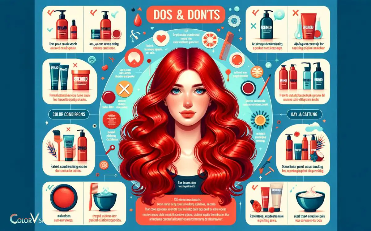 Maintaining Your Red Hair Color Dos and Don’ts