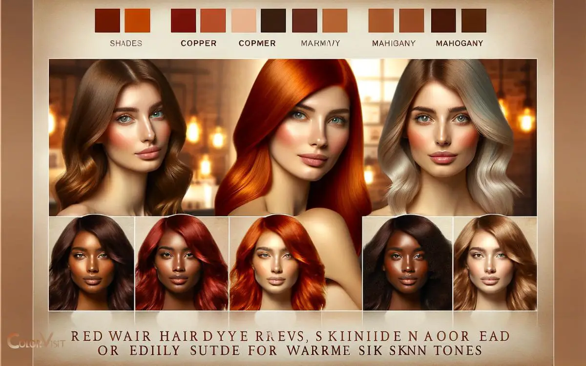 Red Hair Dye for Warm Skin Tones