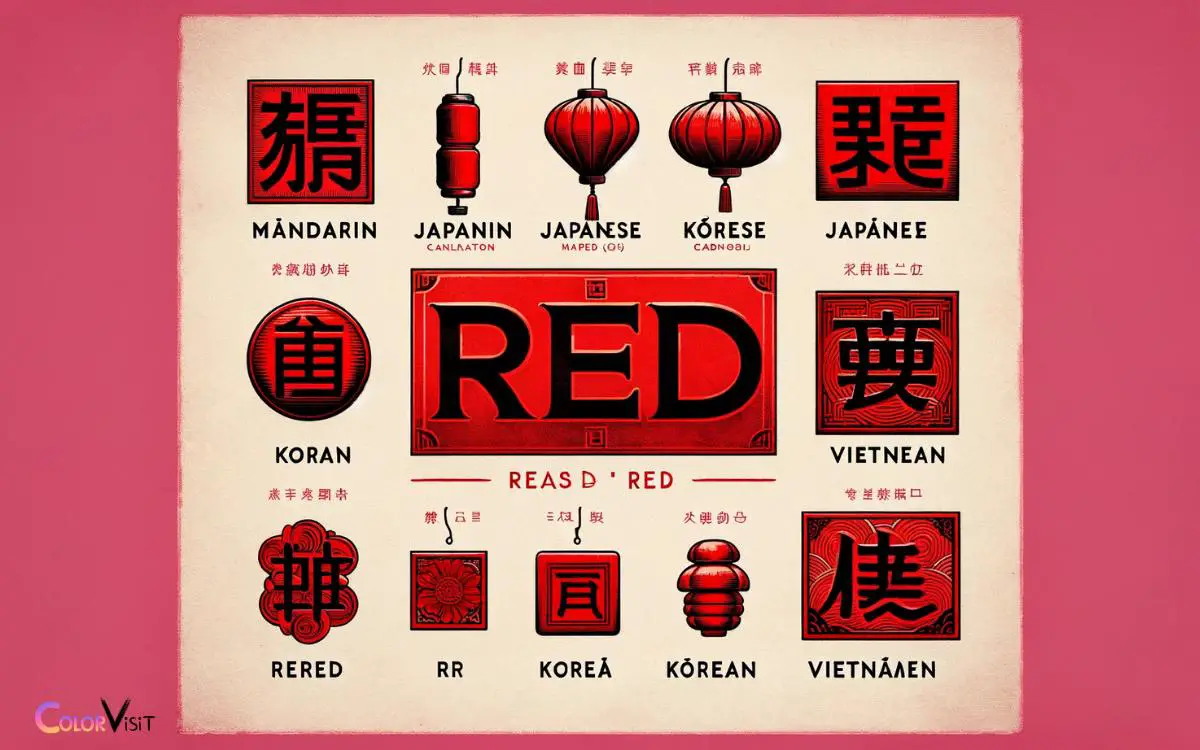 Red in East Asian Languages