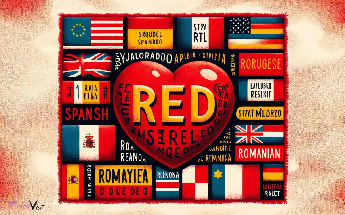 Red in Romance Languages