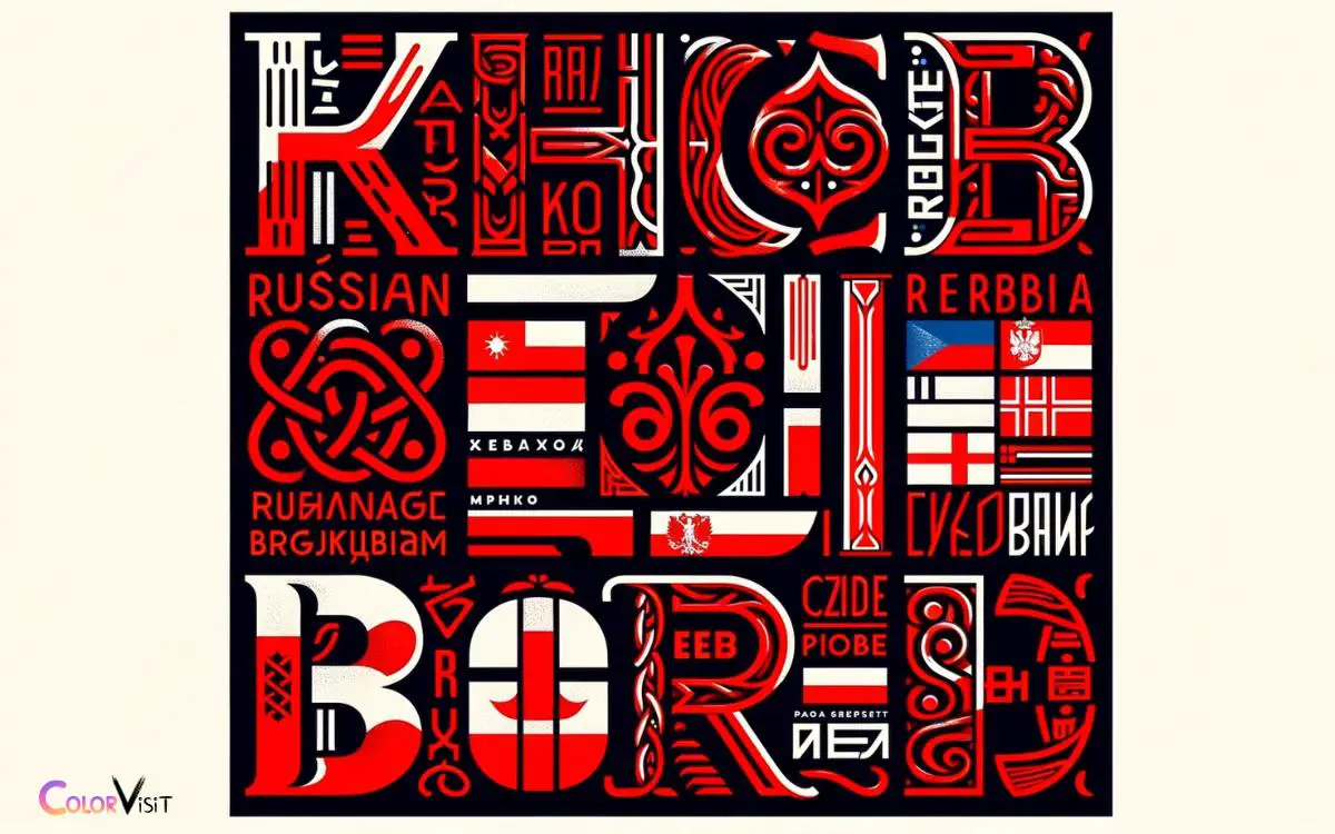 Red in Slavic Languages