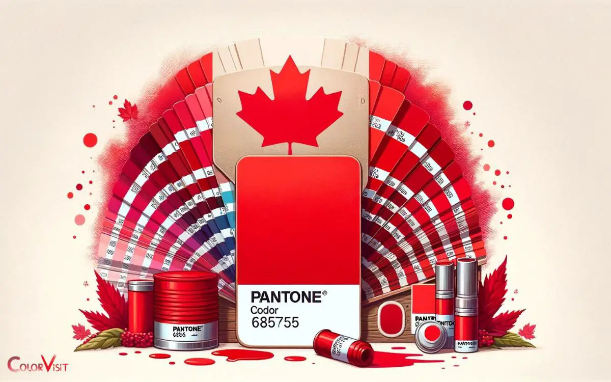 The Pantone Code for the Canada Flag Red Color