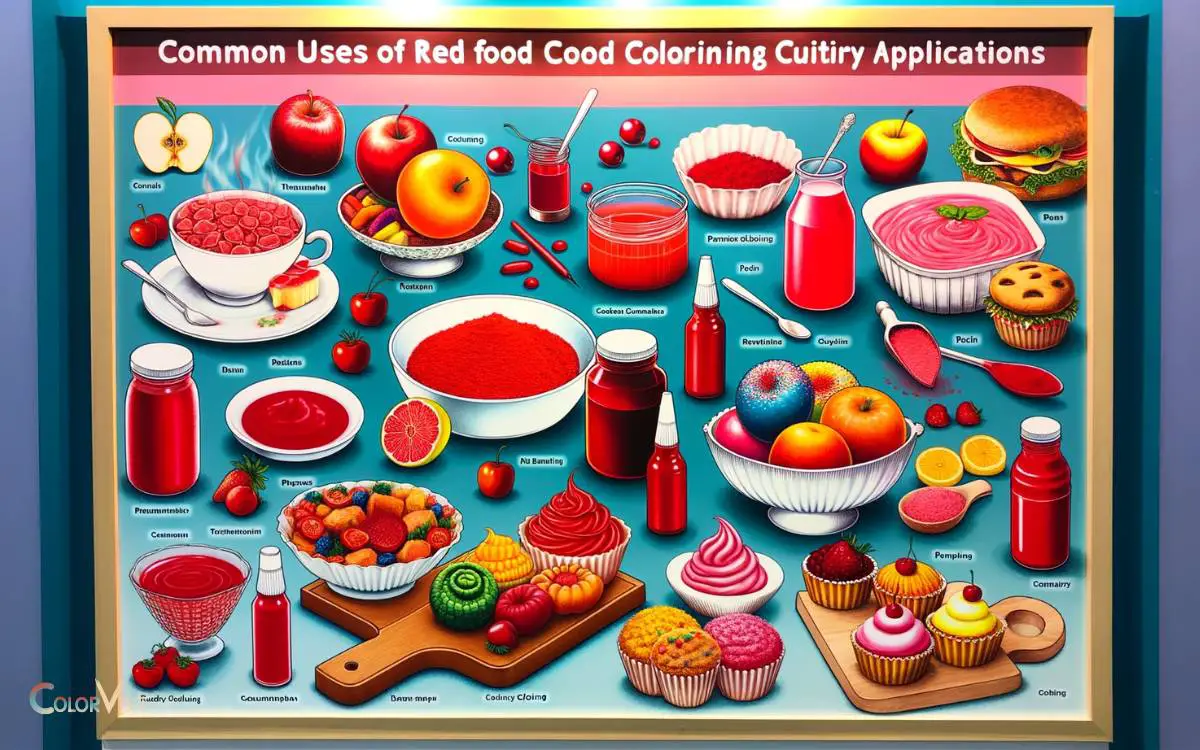 Common Uses of Red Food Coloring in Culinary Applications