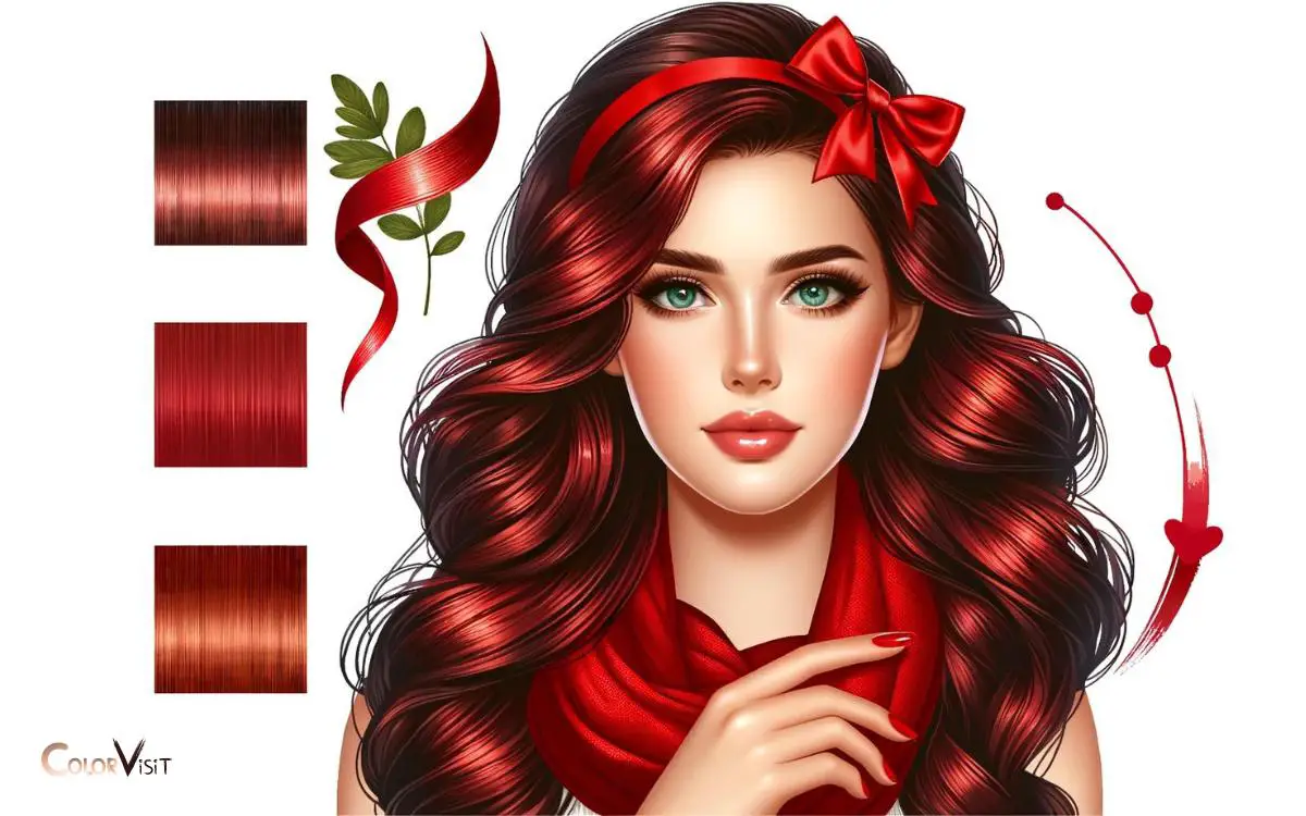 Complementing Mahogany Hair Color With Red Accents