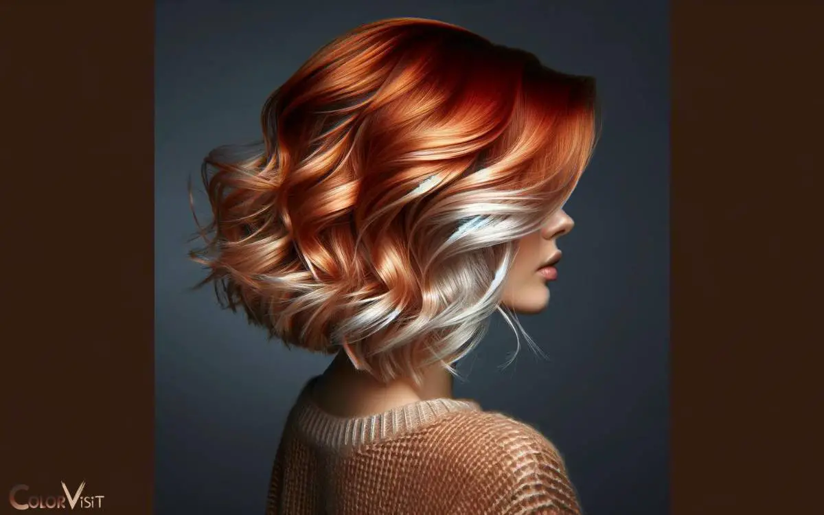 Copper Red With Blonde Tips