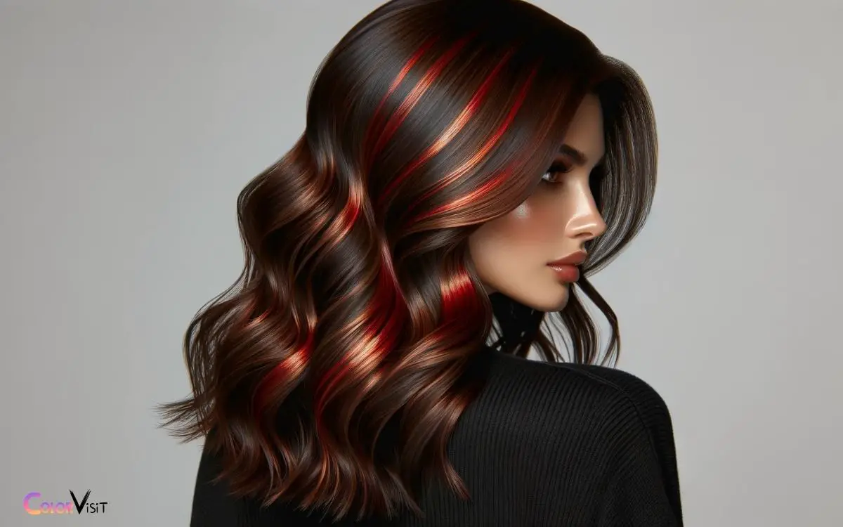 Hair Color Ideas for Brunettes with Red Highlights