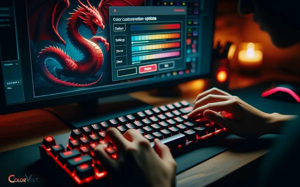 How to Change Colors of Red Dragon Keyboard 1