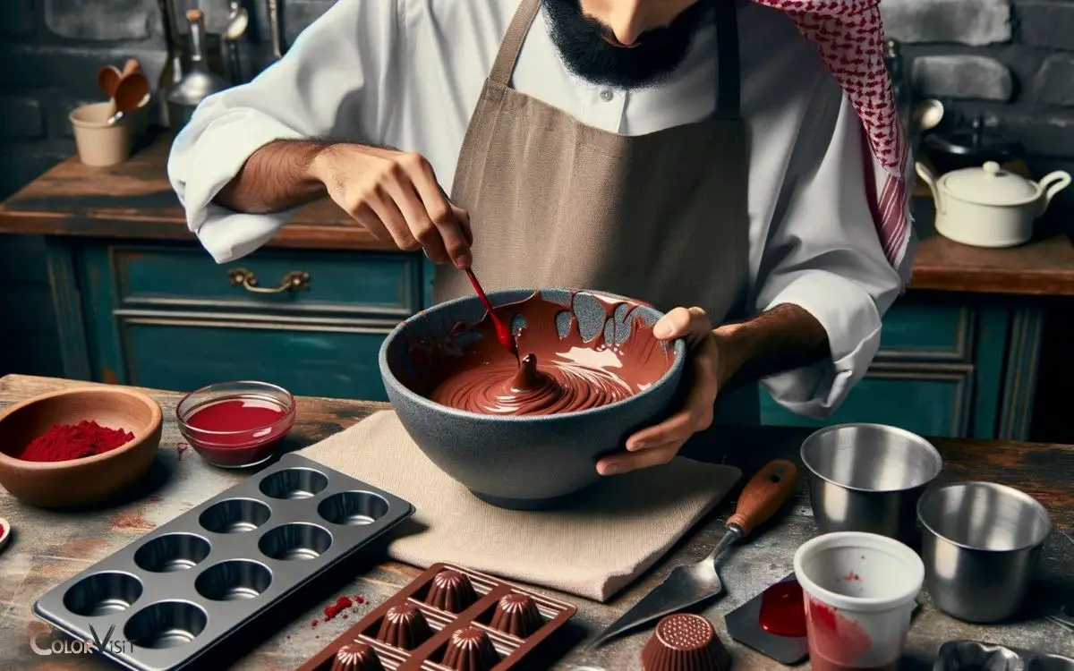 How to Color Chocolate Red