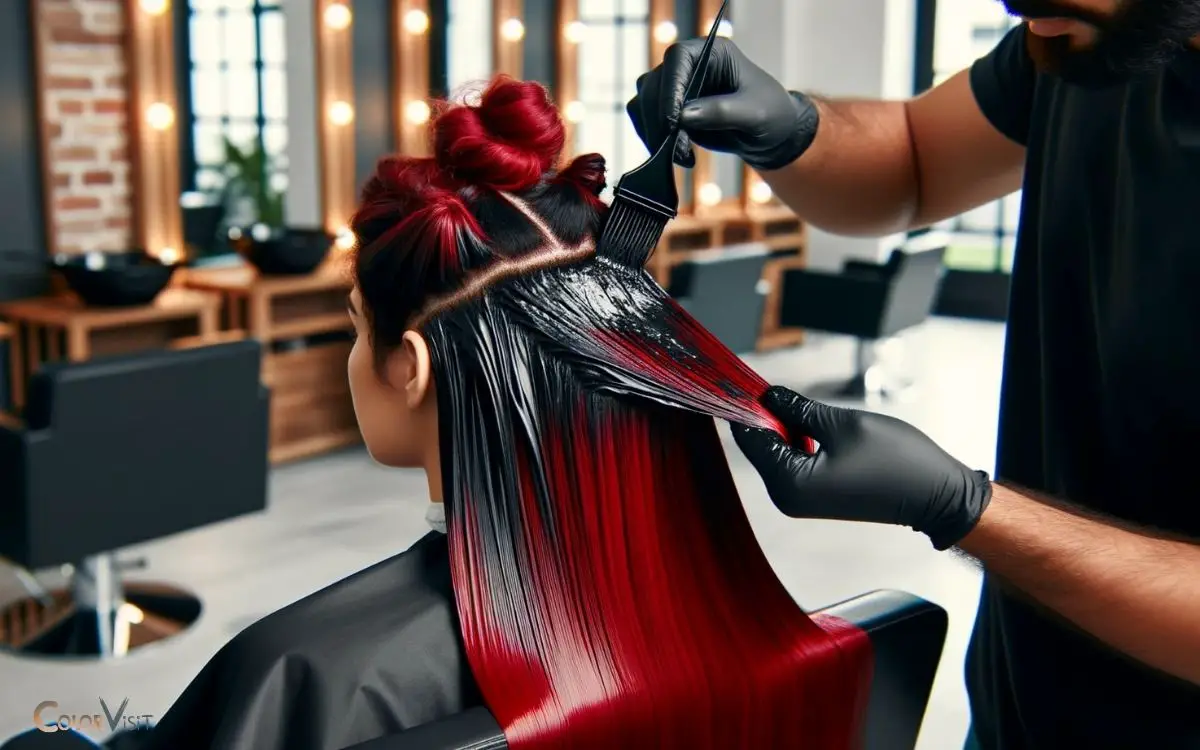 How to Color Red Hair Black