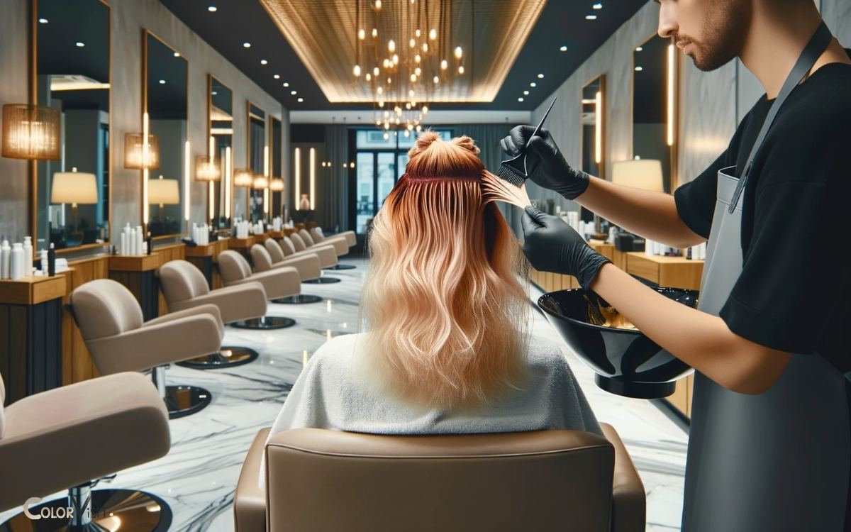 How To Color Red Hair Blonde 4 Steps 