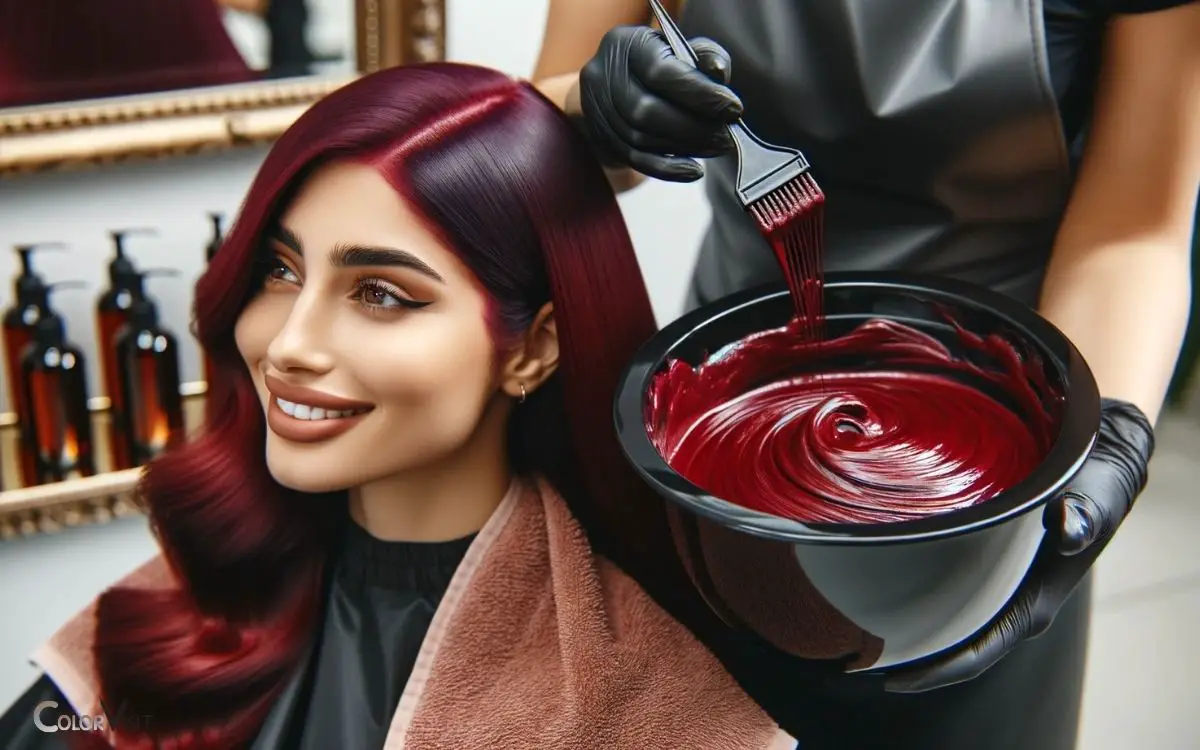 How to Get Red Wine Hair Color