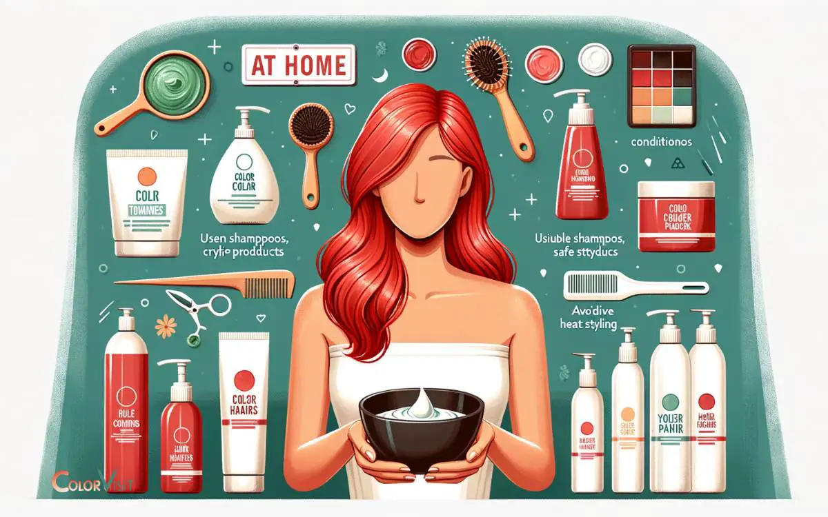 Red Hair Color Care at Home