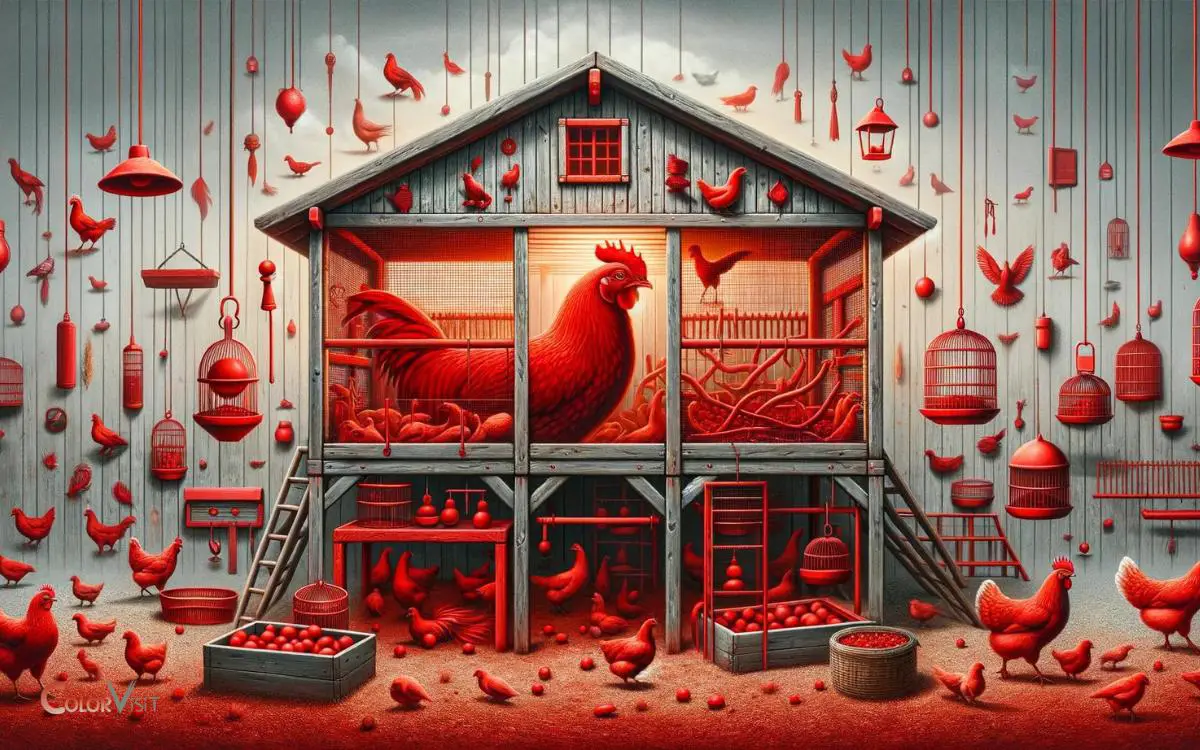 Red in Chicken Coops and Environments