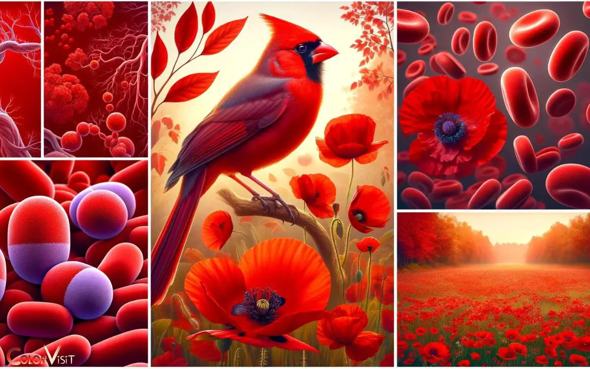 Red in Nature and Biology