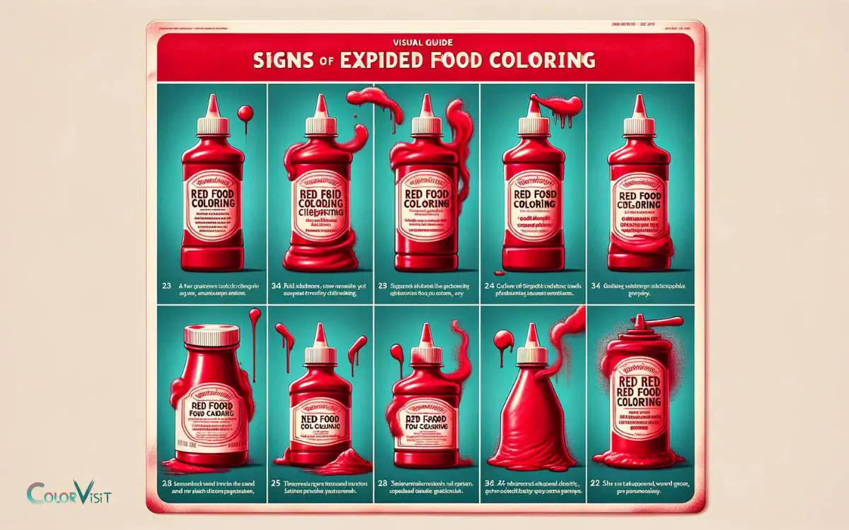Signs of Expired Red Food Coloring