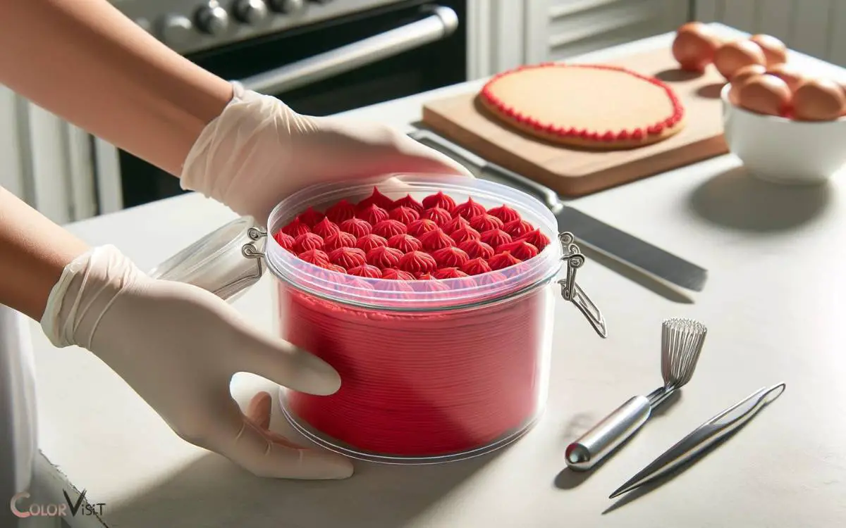 Storing and Preserving Red Royal Icing
