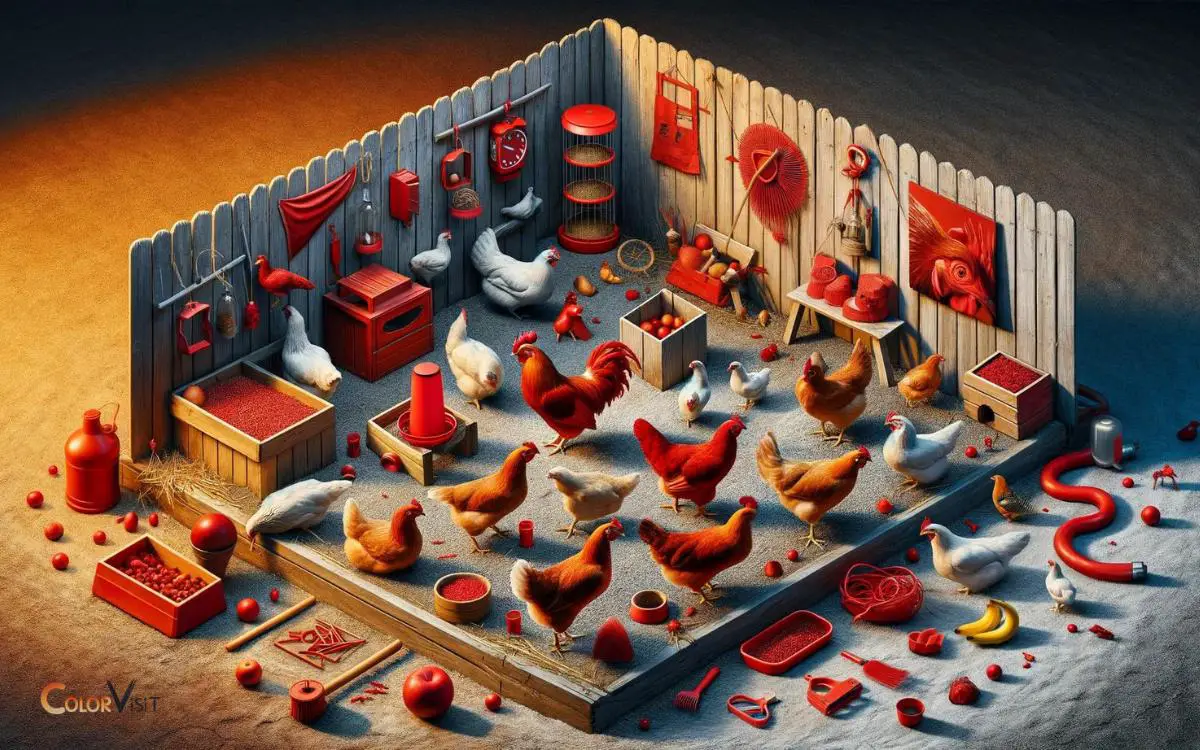 The Color Red and Chicken Behavior
