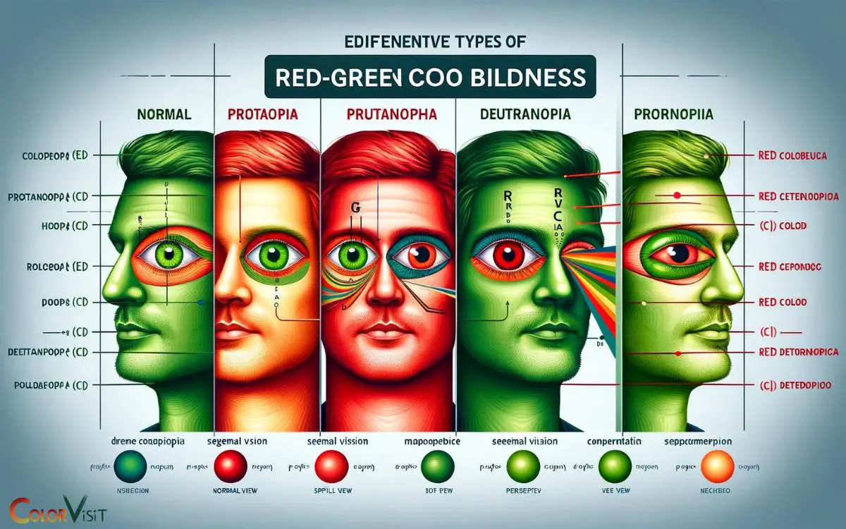 Types of Red Green Color Blindness