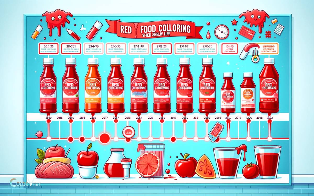 Understanding Red Food Coloring Shelf Life