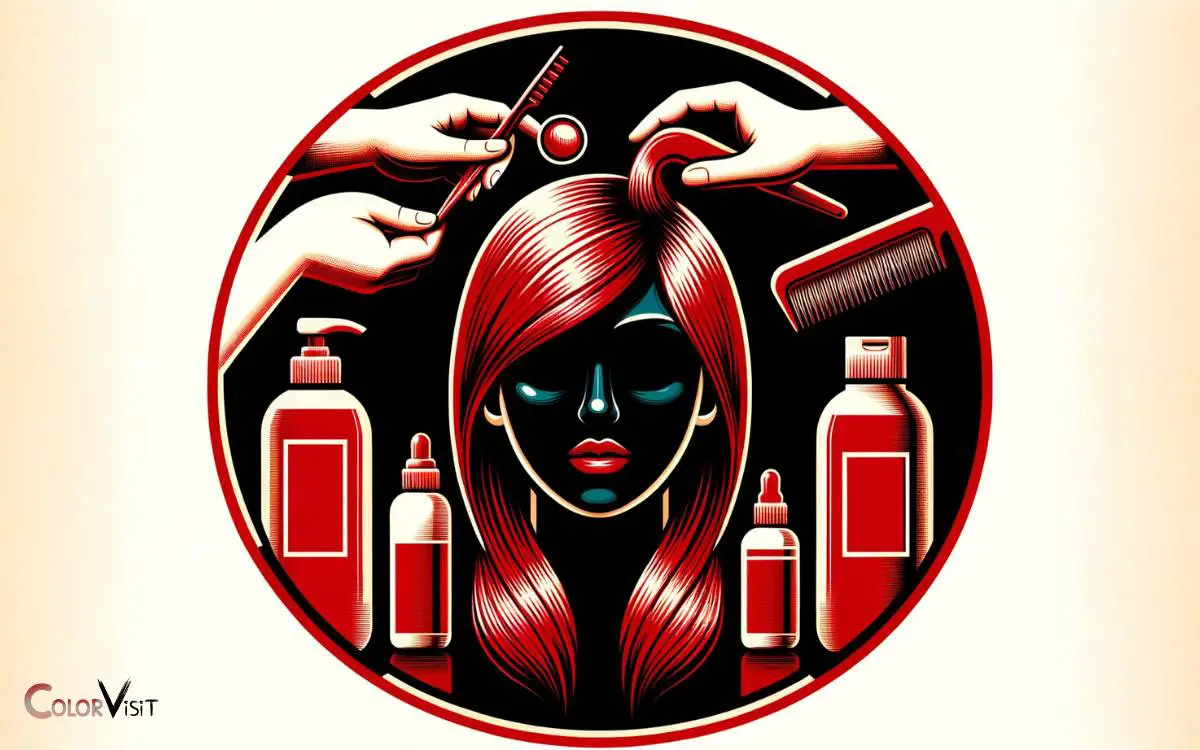 Caring for Red Color Treated Black Hair