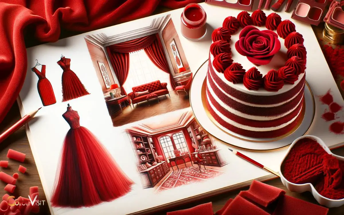Creative Applications of Red Velvet Color