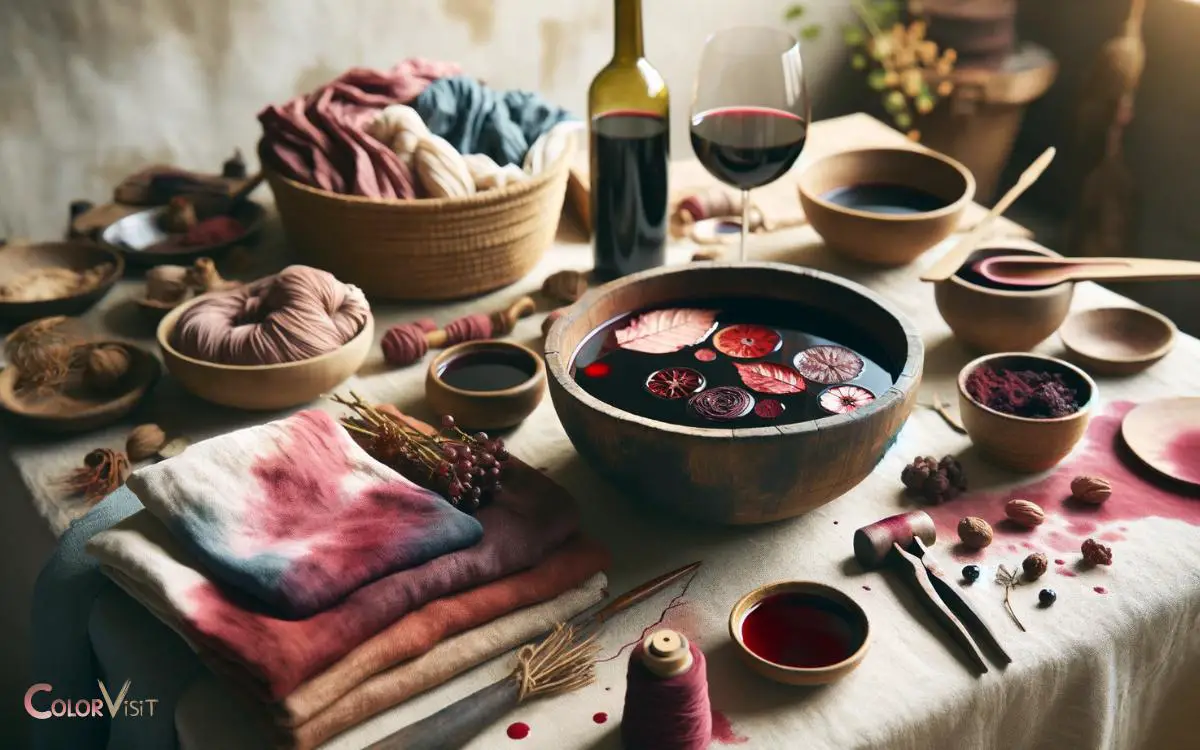 Exploring Natural Dyeing Techniques With Red Wine