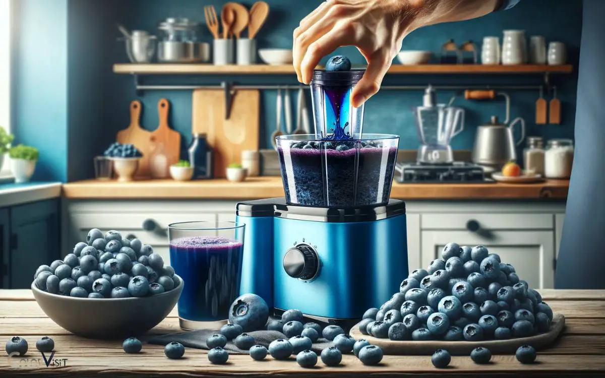 Extracting Blueberry Juice