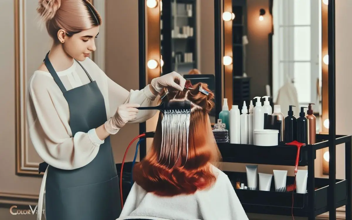 How to Fill Hair Before Coloring Red