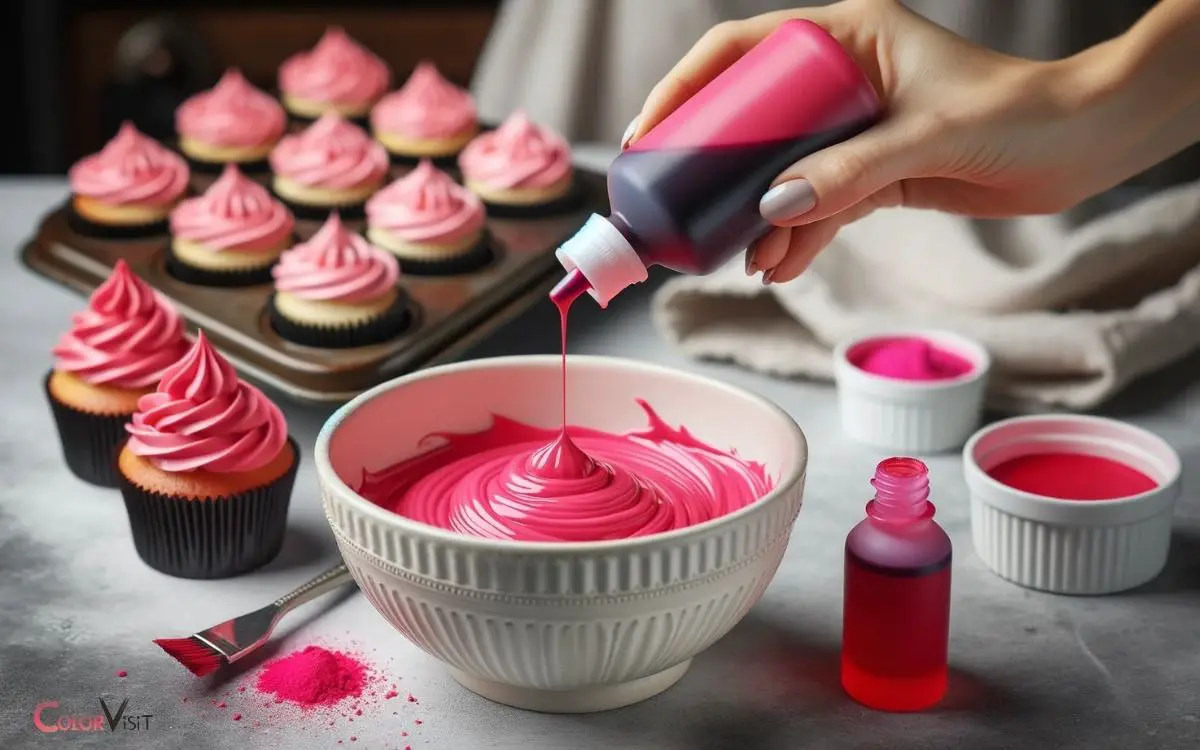 How to Make Hot Pink Icing with Red Food Coloring