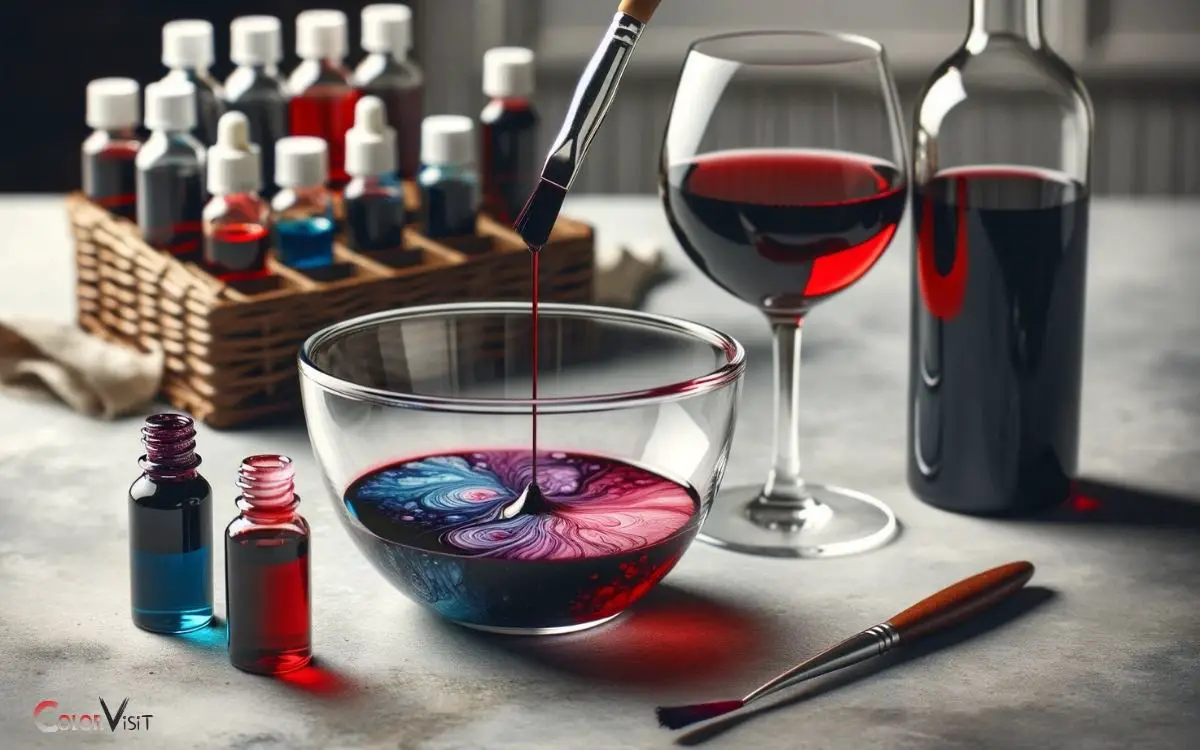 How to Make Red Wine Color with Food Coloring