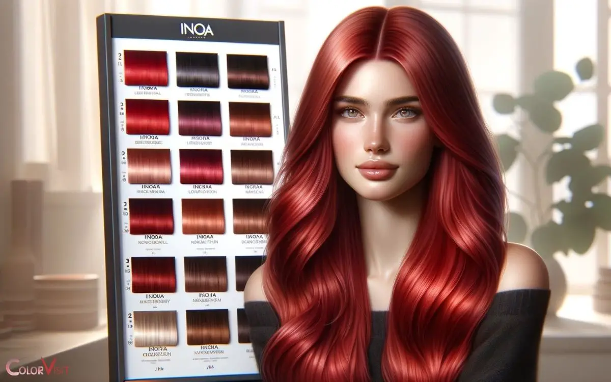 Inoa Red Hair Color Chart