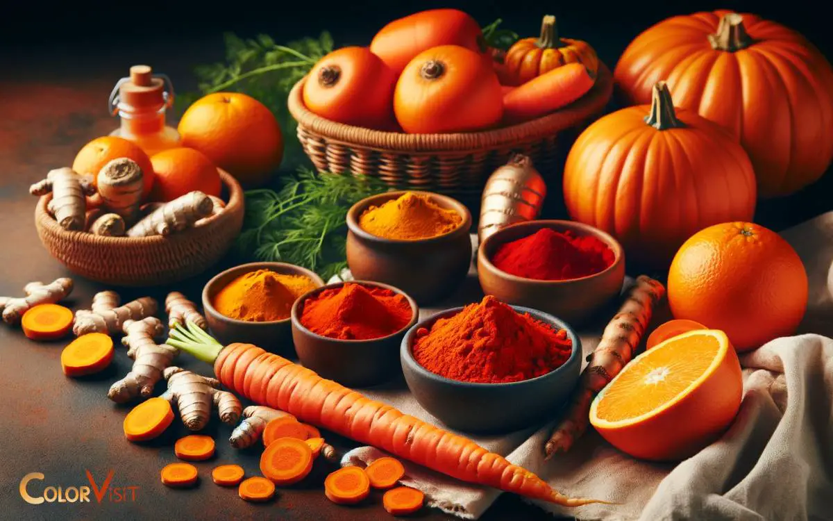 Natural Ingredients for Orange Color