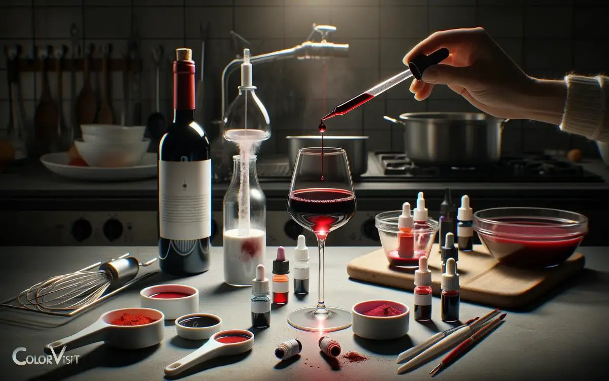 Preparing Your Red Wine for Coloring