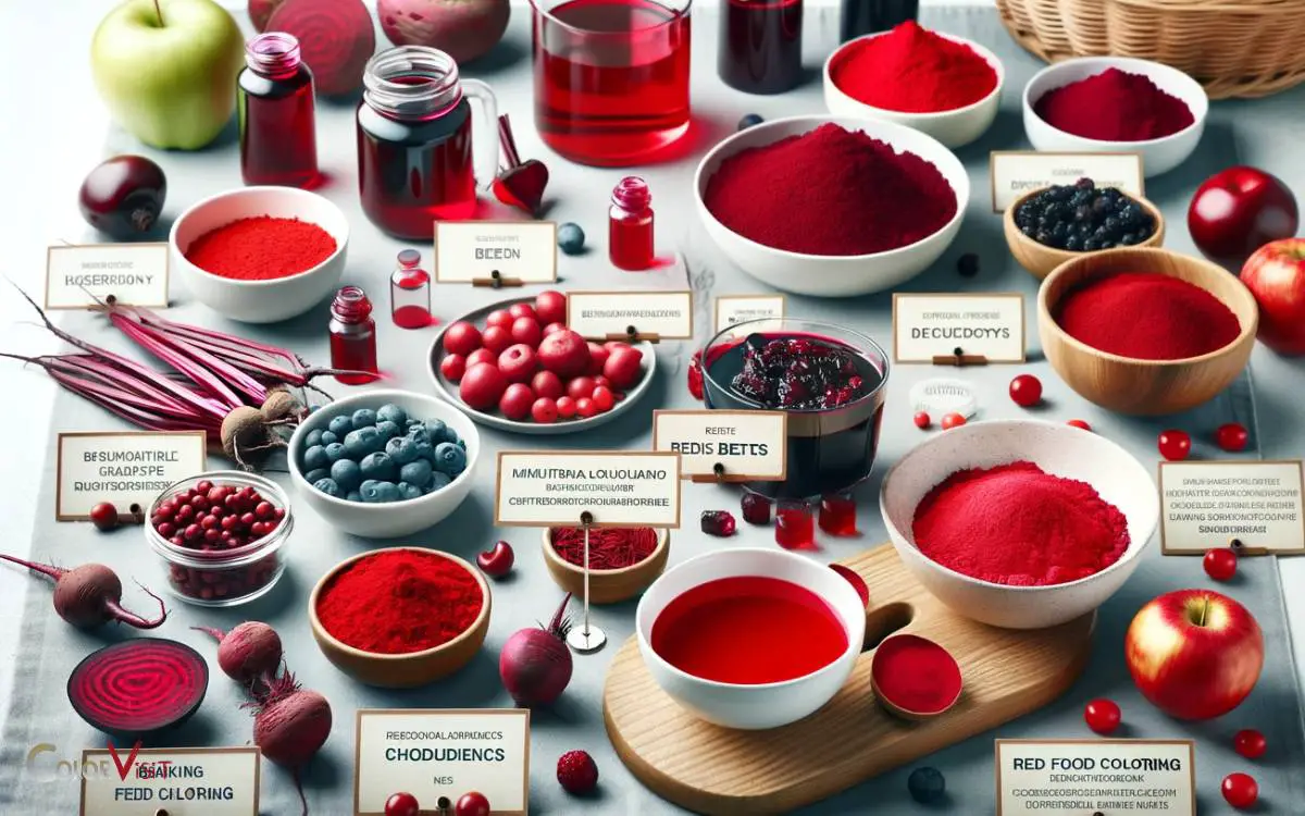 Primary Red Food Coloring Ingredients