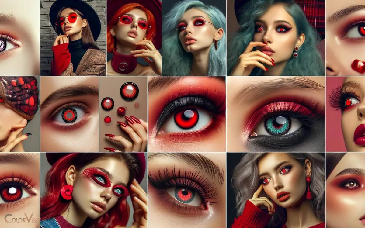 Red Eye Color Inspiration and Styling Tips