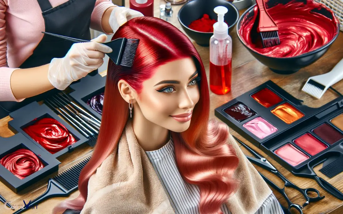 Salon Techniques for Achieving Cherry Red Hair