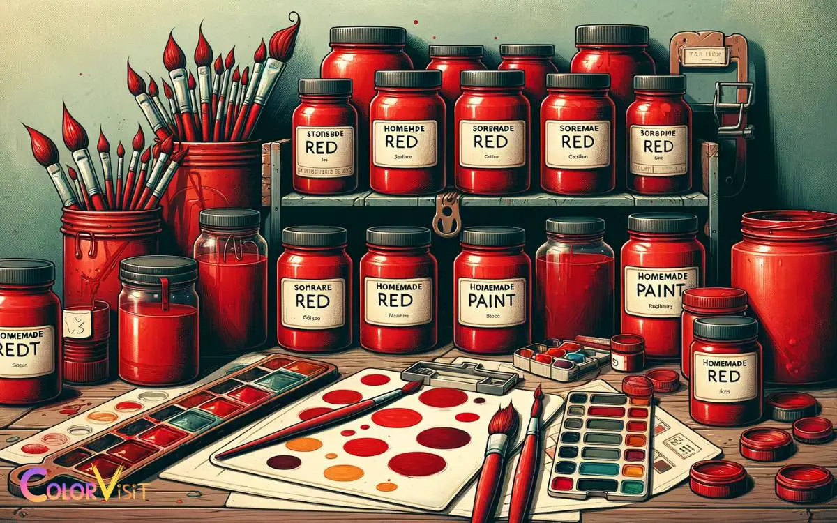 Storing and Using Your Homemade Red Paint
