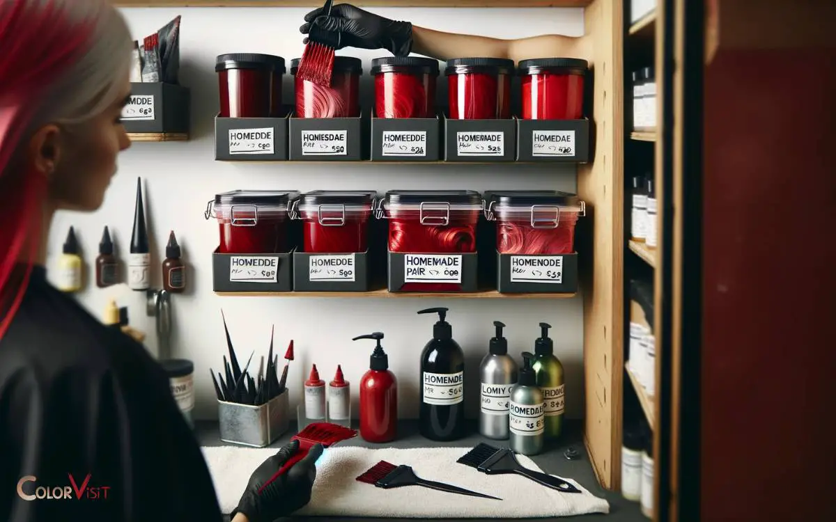 Storing and Using Your Red Hair Color Paint
