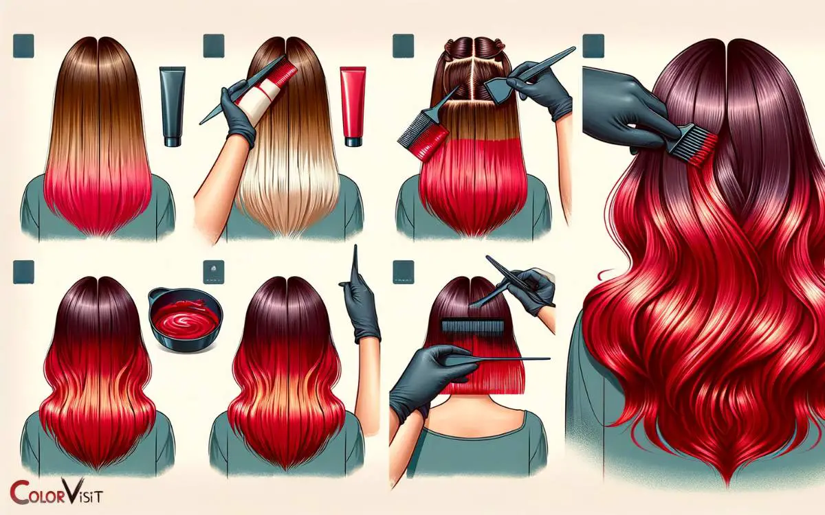 Toning and Conditioning for Red Ombre Hair
