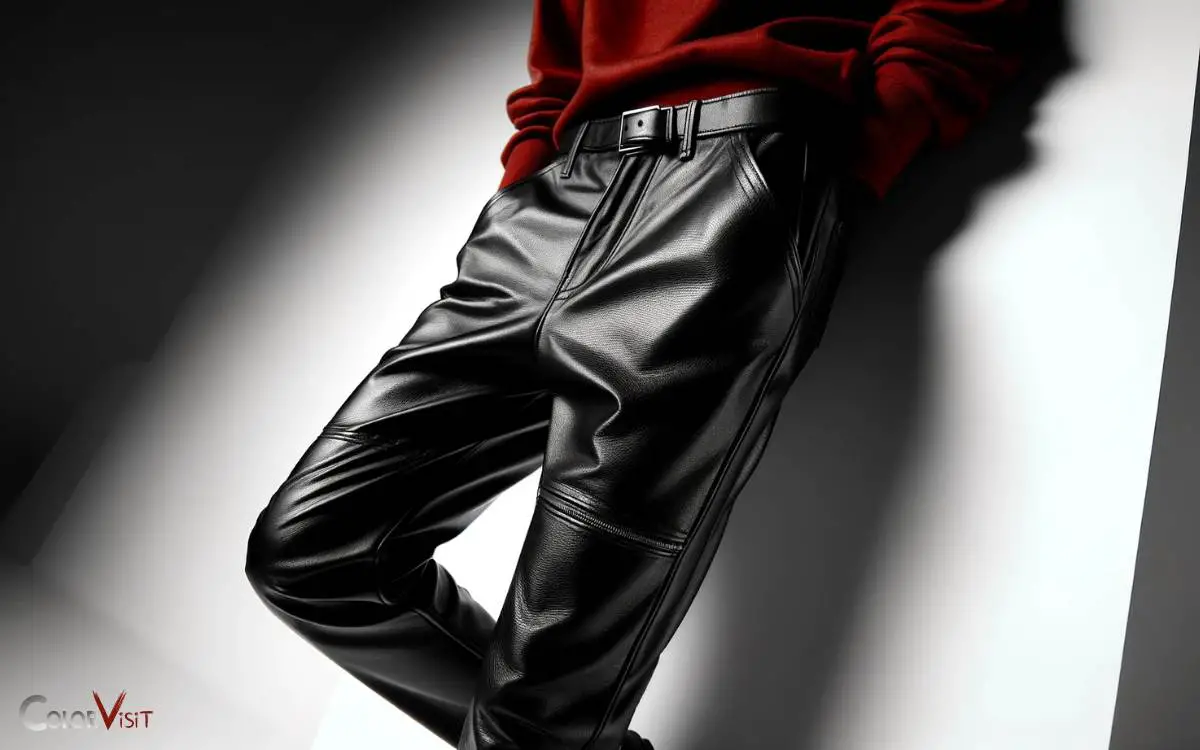 Bold and Trendy Black Leather Pants