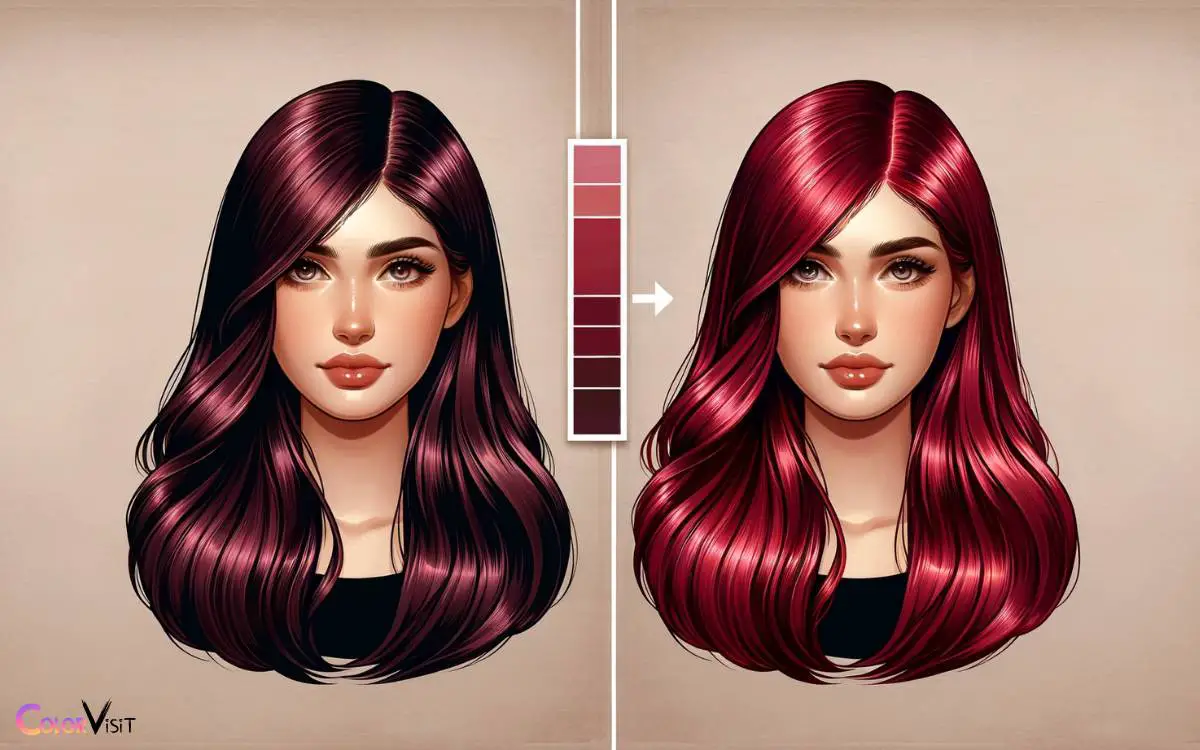 Burgundy Red Hair Vs Dyed Hair