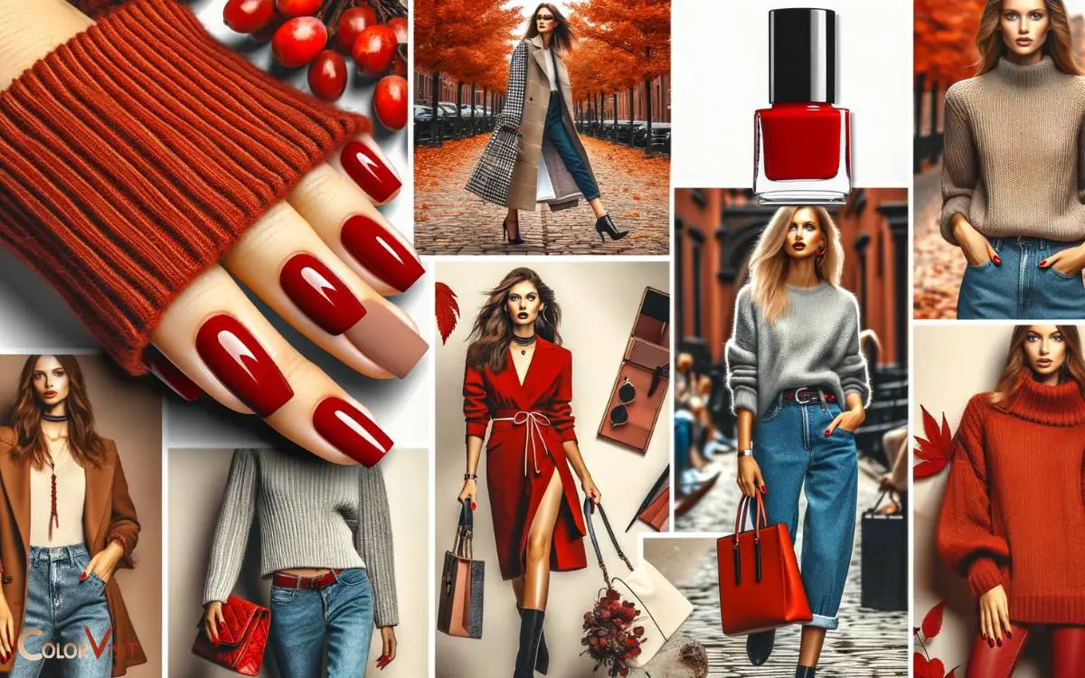 Fall Fashion Trends and Red Nails