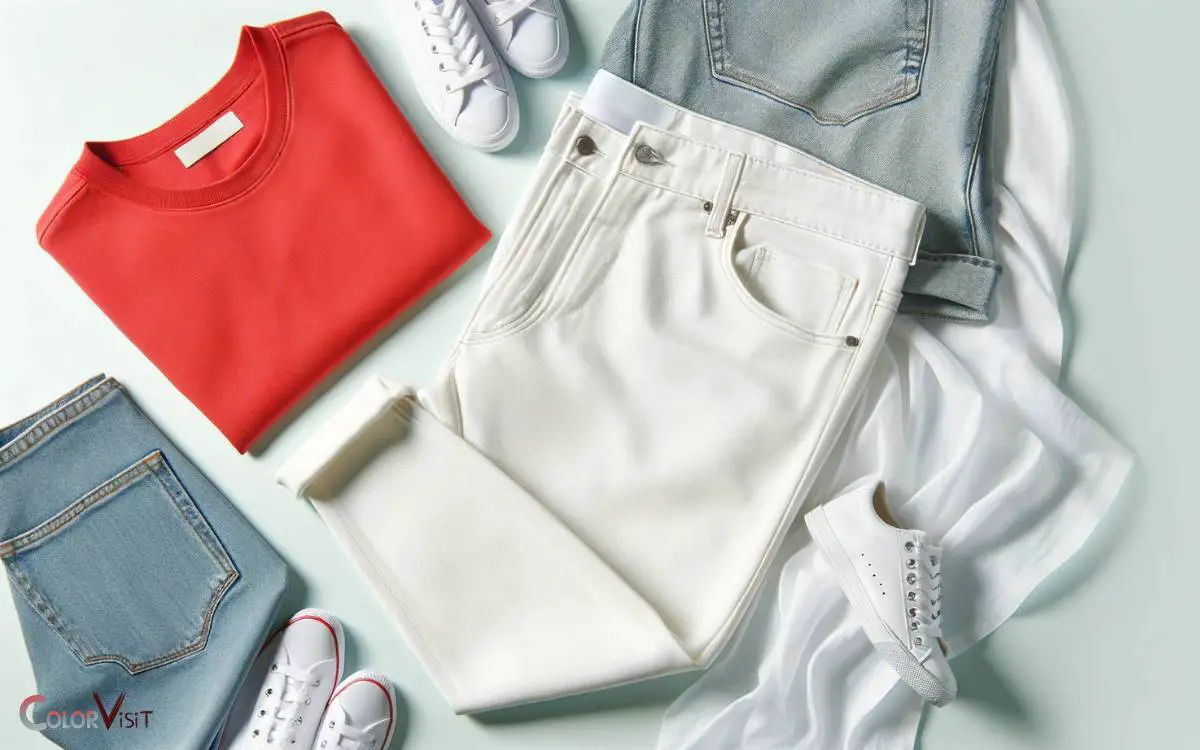 Fresh and Vibrant White Jeans