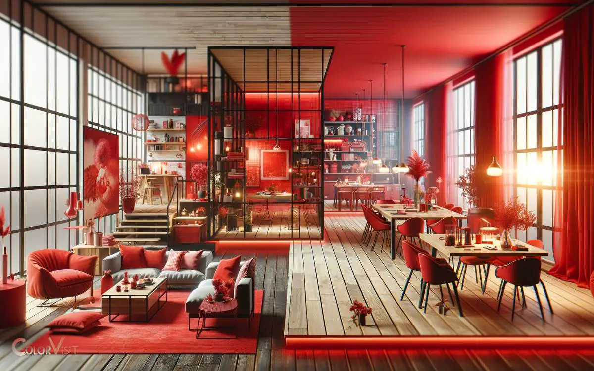 Using Red to Energize Spaces