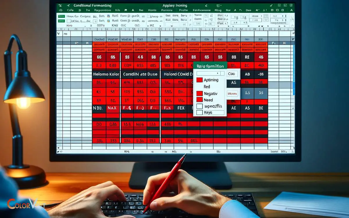 Utilizing Red Font Color in Excel
